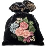 LK-19 Мешочек из вельвета "Магия цветов"