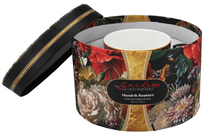 Чашка с блюдцем Натюрморт, Я. Де Хем, 0,25 л. Carmani