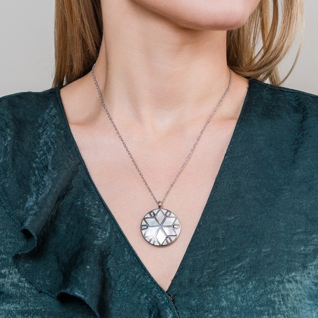 Колье MANDALA BP03197-1 BL/S Fiore Luna