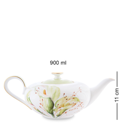 JK- 76 Чайный сервиз на 6 перс. "Калла" (Calla Charme Pavone)