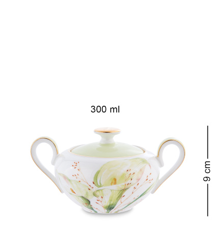JK- 76 Чайный сервиз на 6 перс. "Калла" (Calla Charme Pavone)