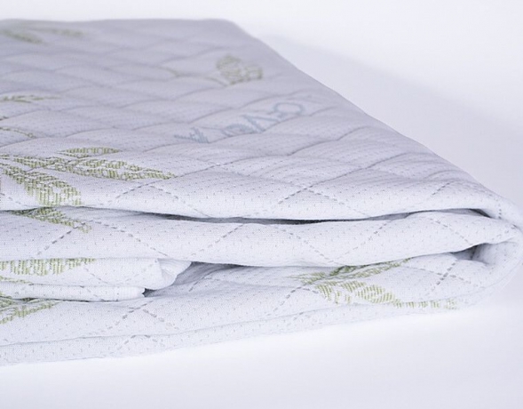 Наматрасник чехол "Стебель бамбука" 160х200, из бактерицидной бамбуковой ткани, Natures