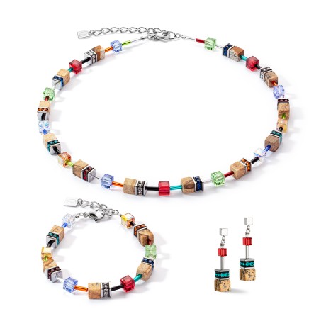 Серьги Multicolour Brown