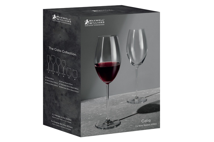 Набор бокалов для вина Calia, 0,5 л. 2 шт. Maxwell & Williams