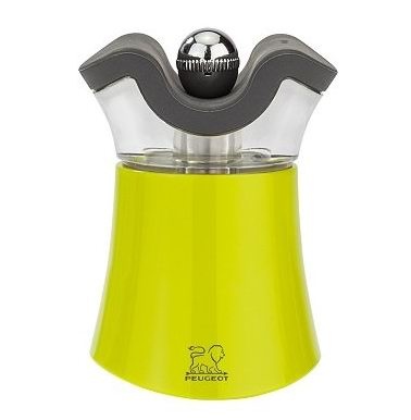 Мельница для перца и солонка 2-в-1 Pep's Peugeot, 8 см. зеленый, акрил