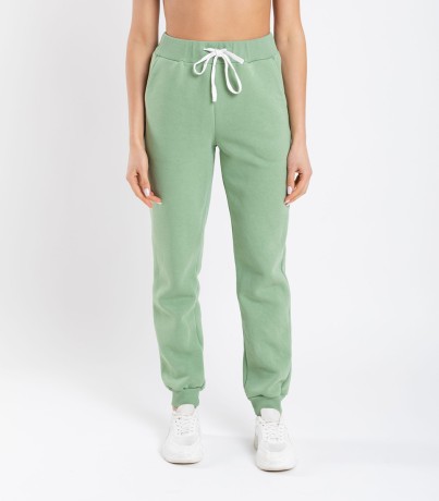 Брюки женские 9087/14, обхват бедер 090, рост 170, зеленый минерал (Serge)