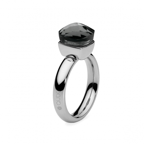 Кольцо Firenze Smoke 16.5 мм 611040 BW/S Qudo