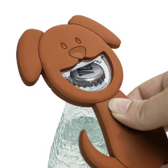 Открывалка Woof! коричневая магнитная Balvi