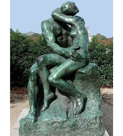 pr-RO12 Статуэтка "Поцелуй" Огюст Роден (Museum.Parastone)