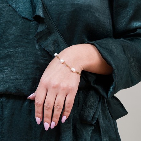 Браслет PERLE CB03167-2 BW/G Fiore Luna