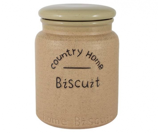 Банка для сыпучих продуктов "Кантри Хоум" 1,7 л. Печенье, LF Ceramics