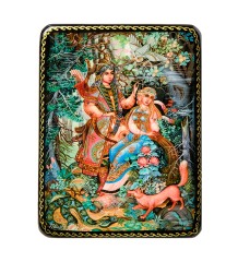 ШК-19/ 4-I Шкатулка в технике декупаж "Златовласка" (10х8х3,5)