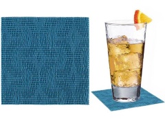 Комплект из 12 подстаканников, 9x9 см. бирюзовый, Vuejo Valle