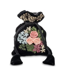 LK-20 Мешочек из вельвета "Магия цветов"