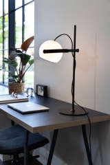 Настольный светильник, Ø18, опал/алюминий DC Halo Design