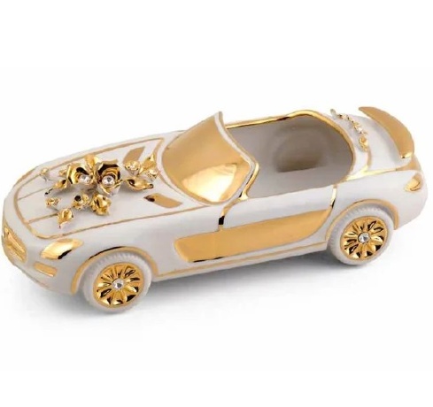 Сувенир машина, 31х13 см. EMOZIONI, керамика, swarovski