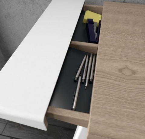 Письменный стол, 72x100x60 см. темный дуб Ambitions Umage