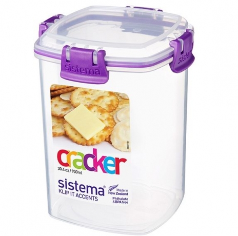 Контейнер для крекеров KLIP IT, 900 мл. Sistema, мульти