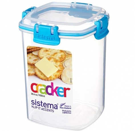 Контейнер для крекеров KLIP IT, 900 мл. Sistema, мульти