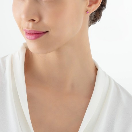 Пусеты Pink-Gold Coeur de Lion