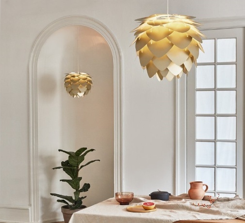 Плафон Aluvia brushed brass, 40х30 см. Umage