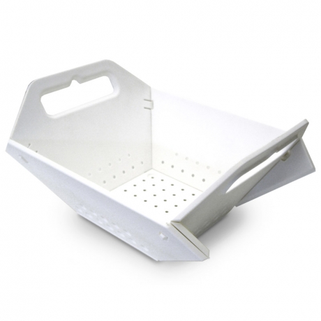 Дуршлаг складной белый