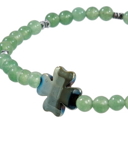 NP-07/6 Браслет из камней "Нефрит"