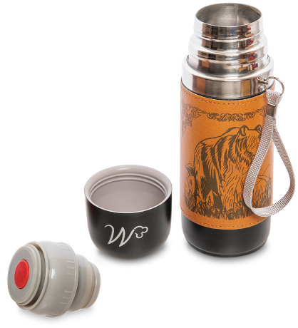 GT-48 Подарочный набор фляжка 330 мл "Охота на медведя"