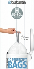Мешки для мусора PerfectFit, размер H (50-60 л), рулон, 10 шт. Brabantia
