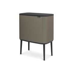 Мусорный бак Touch Bin Bo (3 х 11 л), Платиновый Brabantia