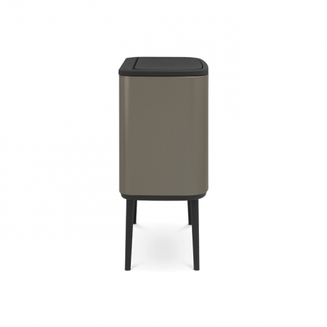 Мусорный бак Touch Bin Bo (3 х 11 л), Платиновый Brabantia