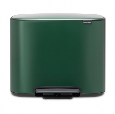 Мусорный бак Bo с педалью (3 x 11 л), Зеленая сосна Brabantia