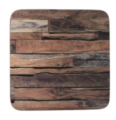 Набор 6 подставок "WOOD CABIN", 10,5x10,5 см. CREATIVE TOPS