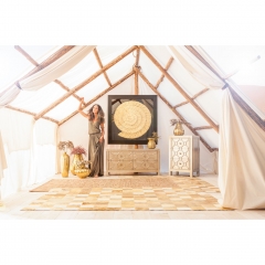 Ковер Vegas, коллекция "Вегас" 170*1*240, Коровья шкура, Шерсть, Коричневый