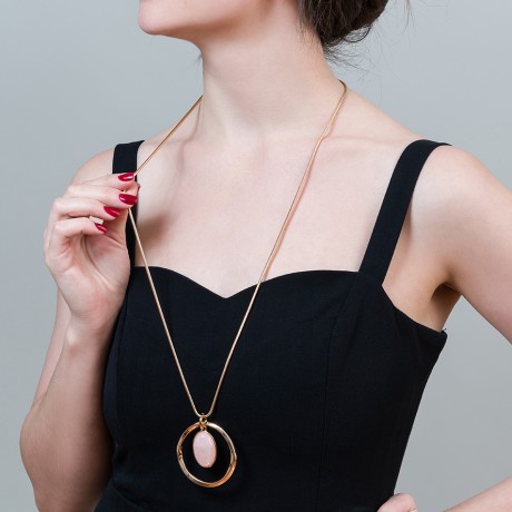 Колье ROSE QUARTZ LN5131R/RG Fiore Luna