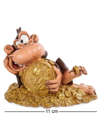 RV-482 Фигурка Обезьяна "Счастливая монета" (W.Stratford)