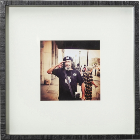 Картина Cuba Guerilla, 40х40х5 см. Бумага, Картон, Стекло, Сосна, МДФ, Мультиколор