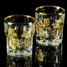 Стаканы 300 мл. GLORIA, набор 2 шт, хрусталь/декор, золото 24К