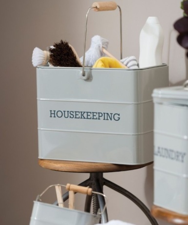 Набор для уборки, 33x21x26 см. Living Nostalgia grey Kitchen Craft