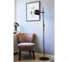 Напольный светильник, Ø18, черный/алюминий DC Halo Design