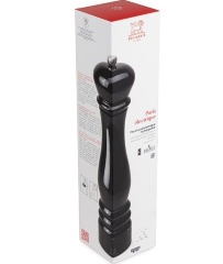 Мельница электрическая для соли, 34 см, Paris electric Peugeot, черный лак