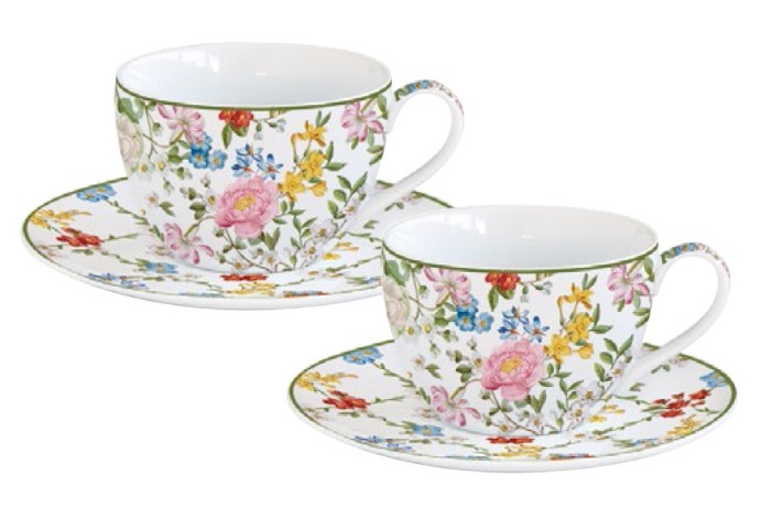 Кофейный набор Сад мечты, 2 персоны, 4 предмета Easy Life