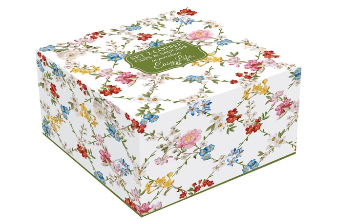 Кофейный набор Сад мечты, 2 персоны, 4 предмета Easy Life