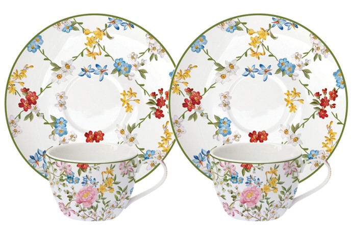 Кофейный набор Сад мечты, 2 персоны, 4 предмета Easy Life