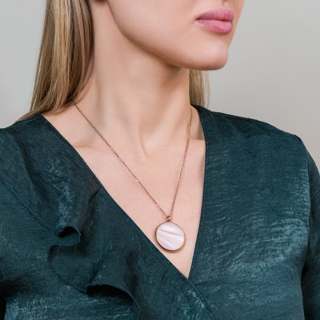 Колье SHELL ROSE BP01734-4 R/RG Fiore Luna
