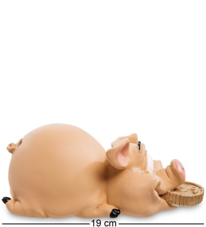 RV-613 Копилка Свинка "Приношу удачу"