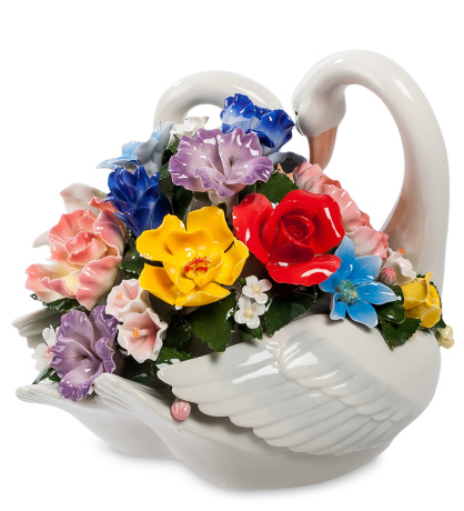 CMS-10/33 Фигурка Лебеди "Вместе навсегда" (Pavone)