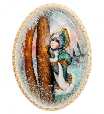 ШК-18/ 1 Шкатулка "Снегурочка" исп. Веснушка