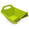 Дуршлаг складной зеленый