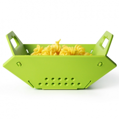 Дуршлаг складной зеленый